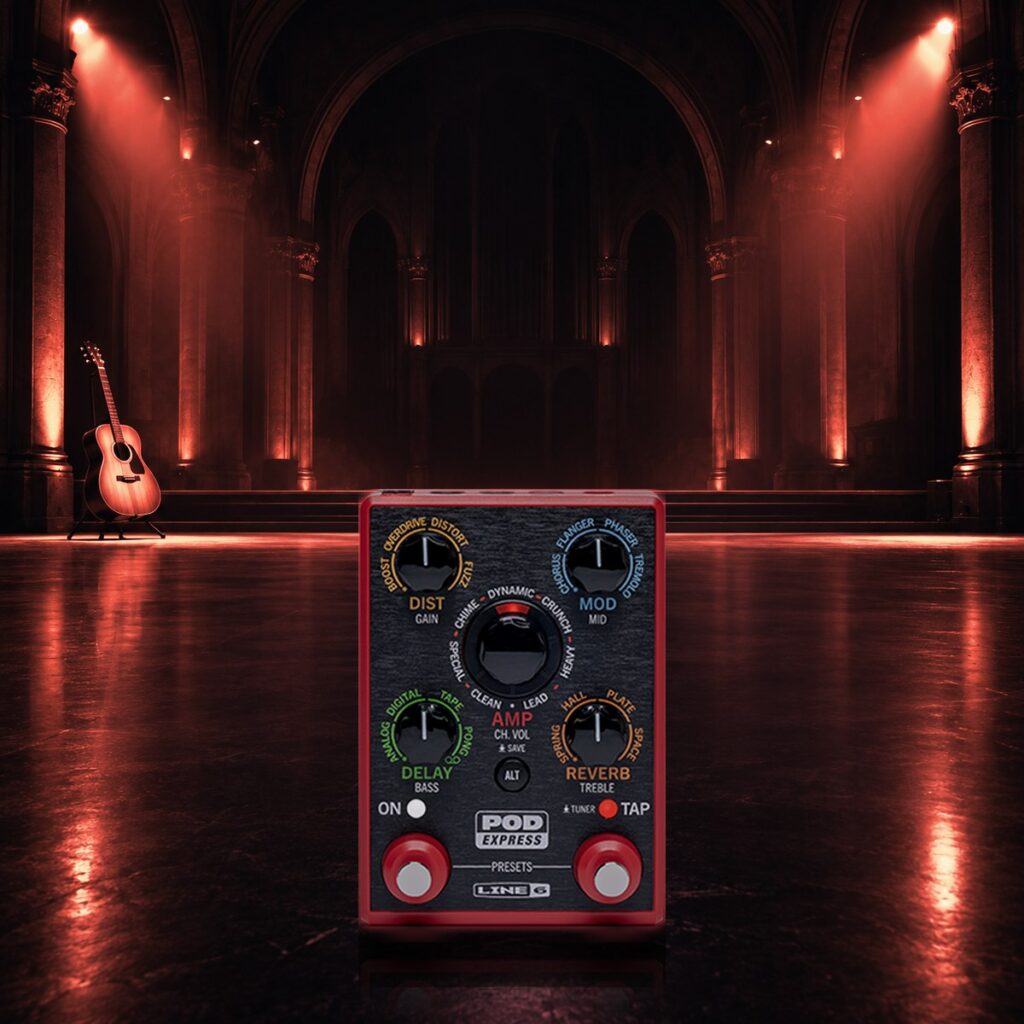 Acoustic Hall Reverb for POD Express Guitar
